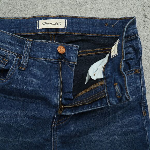 Madewell Jeans Women's Size 26 Blue Mid-Rise Roadtripper Denim Pants 28" Inseam - Picture 2 of 16